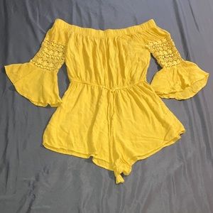 Yellow romper